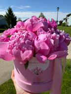 Blush Peony Velvet Box