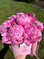 Blush Peony Velvet Box