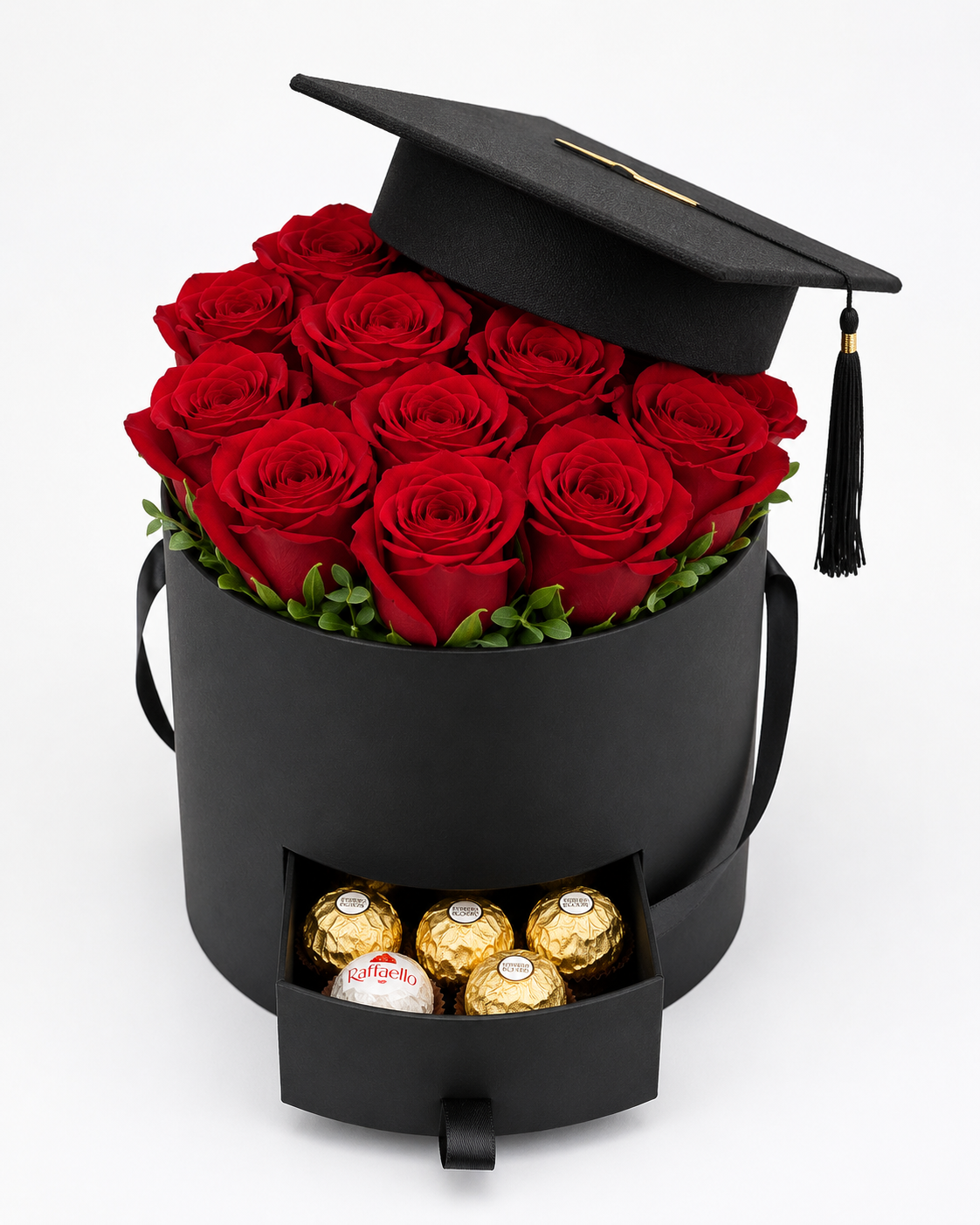 🎓 Midnight Rose Graduation Luxe Box