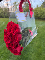 Roses in Signature Clear Bag