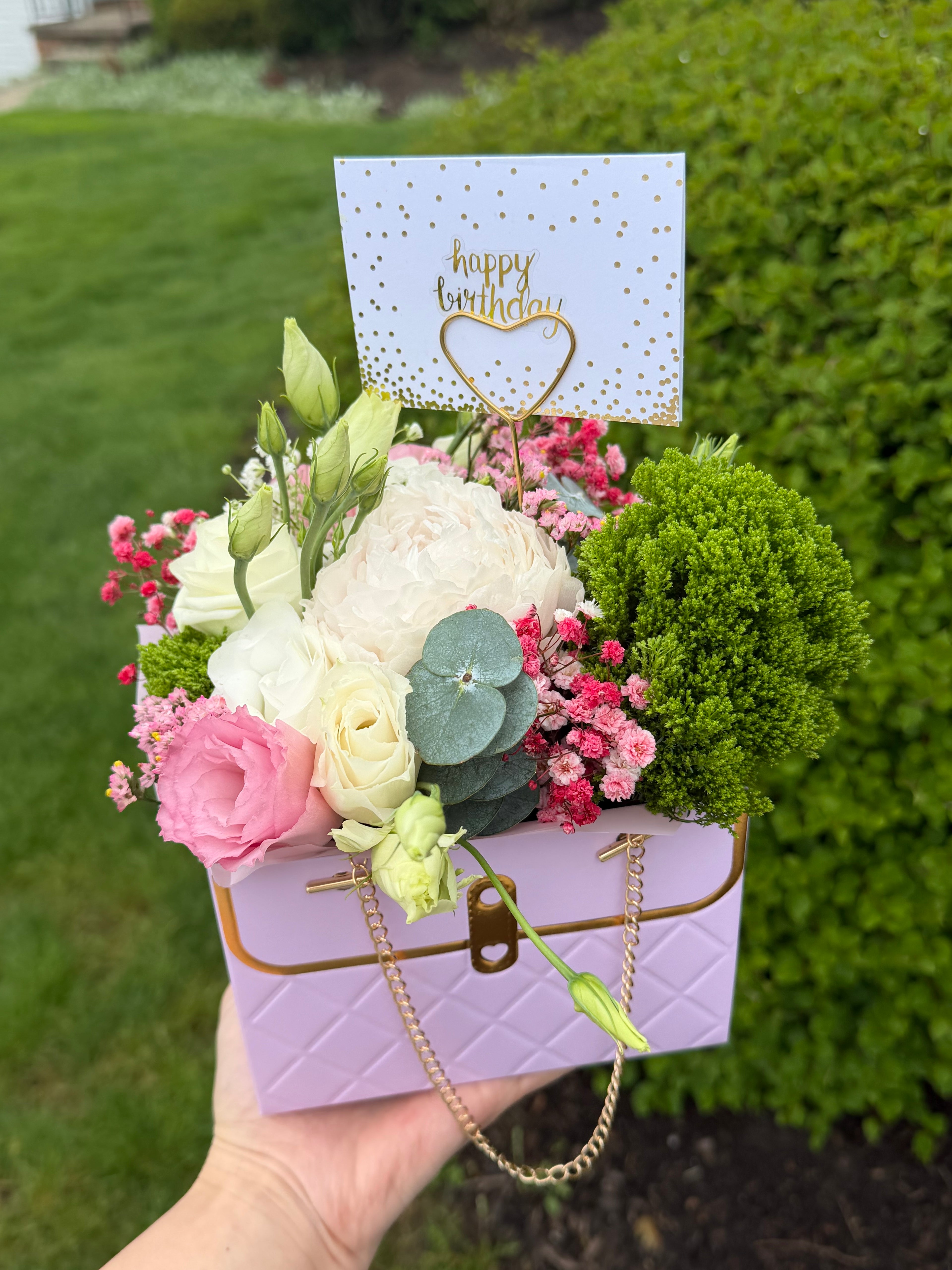 Blush Mini Flower Bag