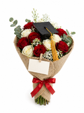 🎓 Classic Graduation Rose Bouquet