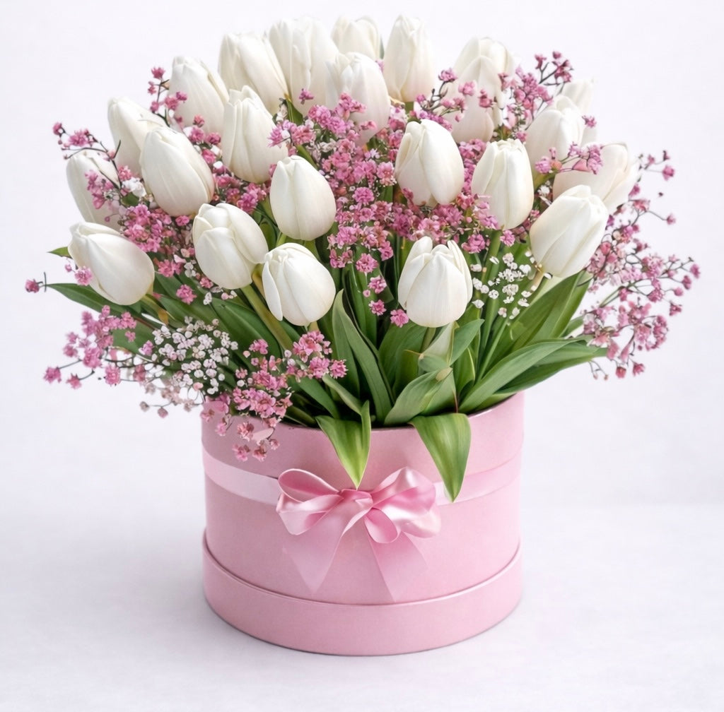 White Tulip Elegance