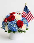 Patriotic Garden Hat Box