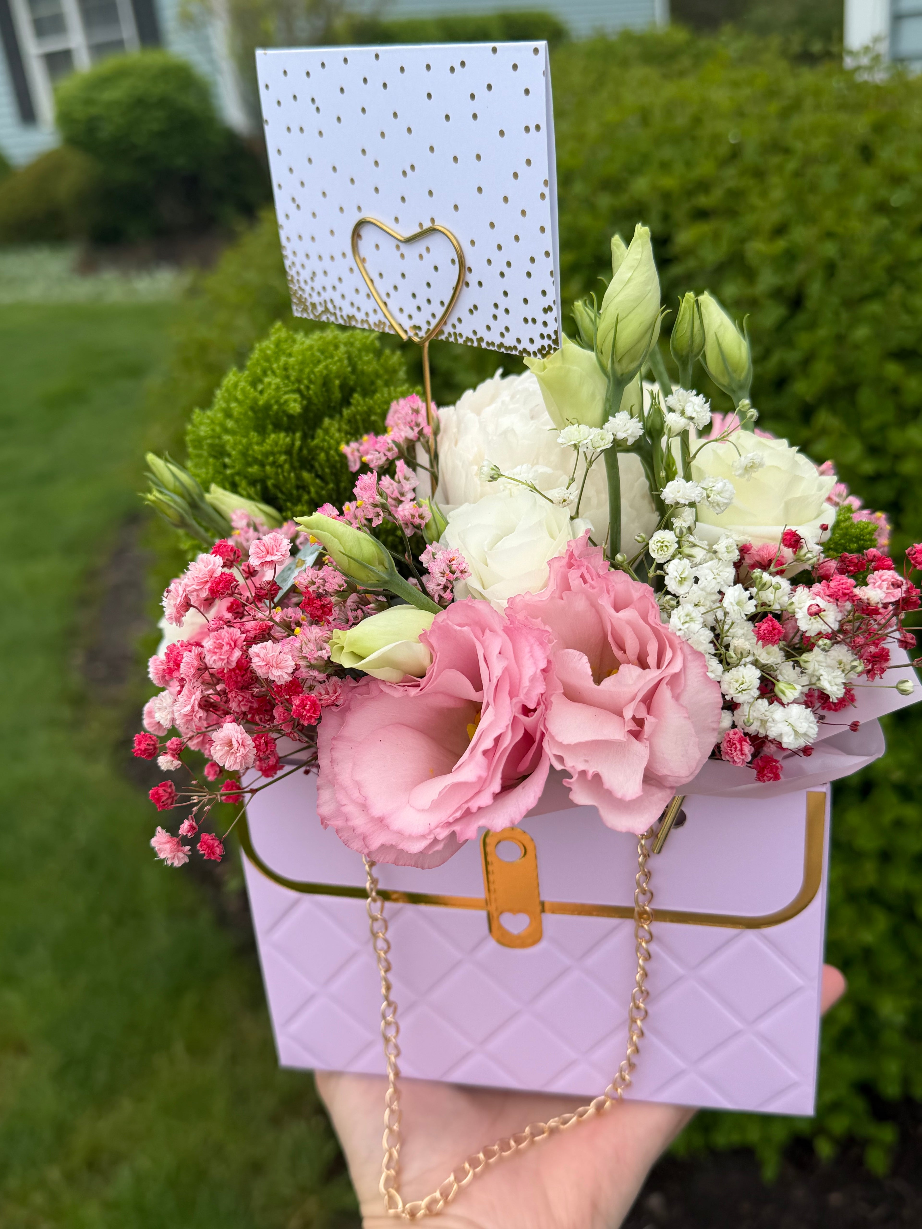Blush Mini Flower Bag