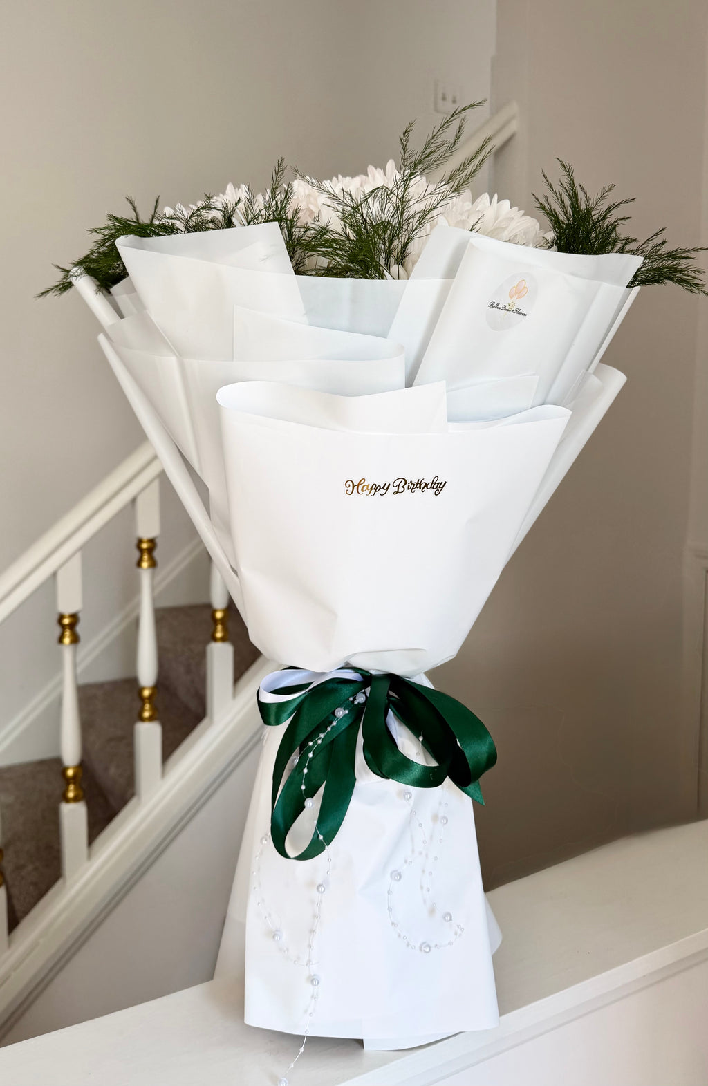 Classic White Daisy Bouquet