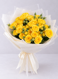Golden Sunshine Spray Roses