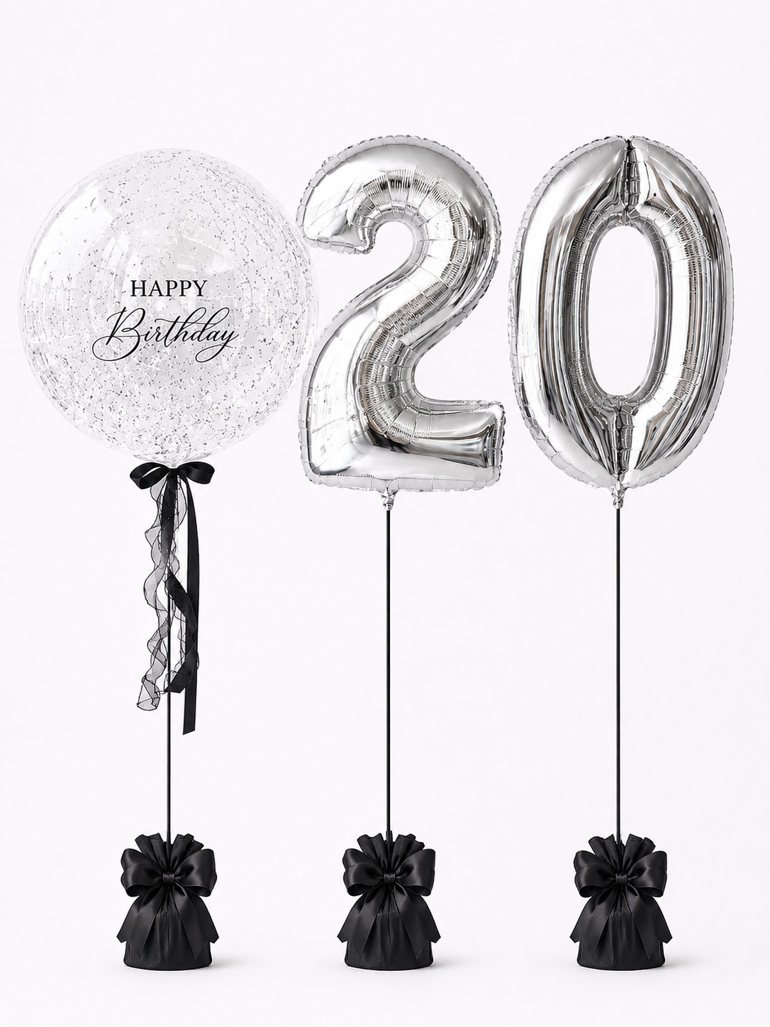 Birthday Bubble Balloon & Number Set