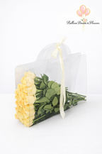 Roses in Signature Clear Bag