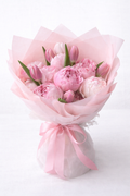 Peony & Tulip Blush Bouquet