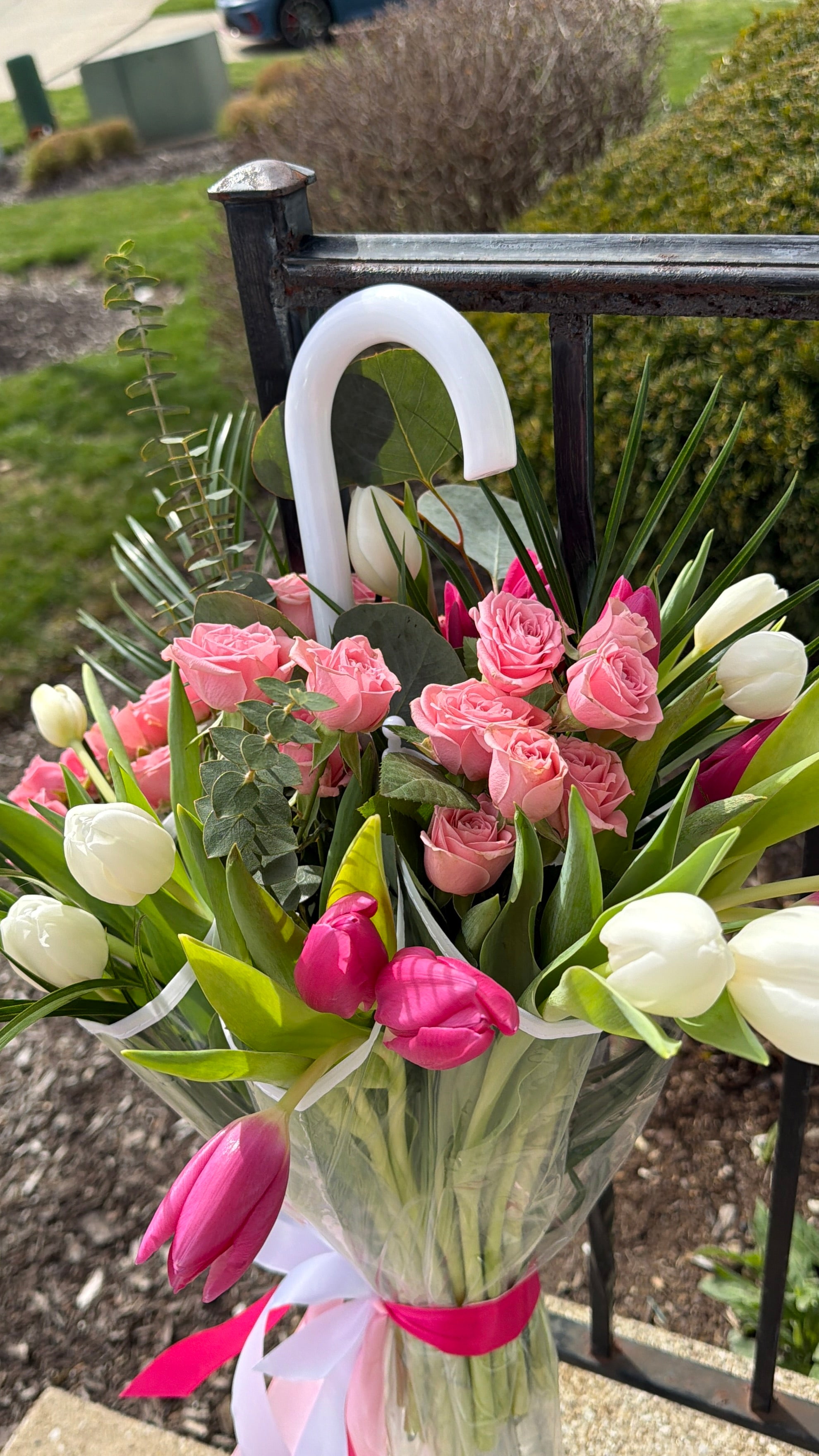 Blush Umbrella Bouquet