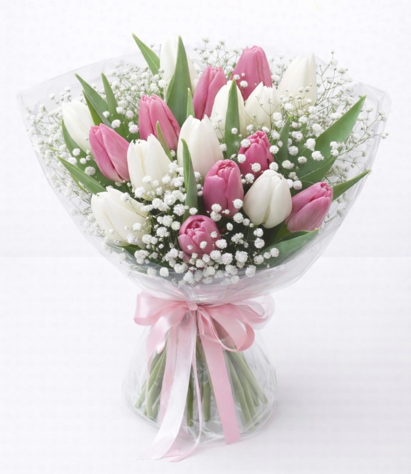 Blush & Ivory Tulip Bouquet