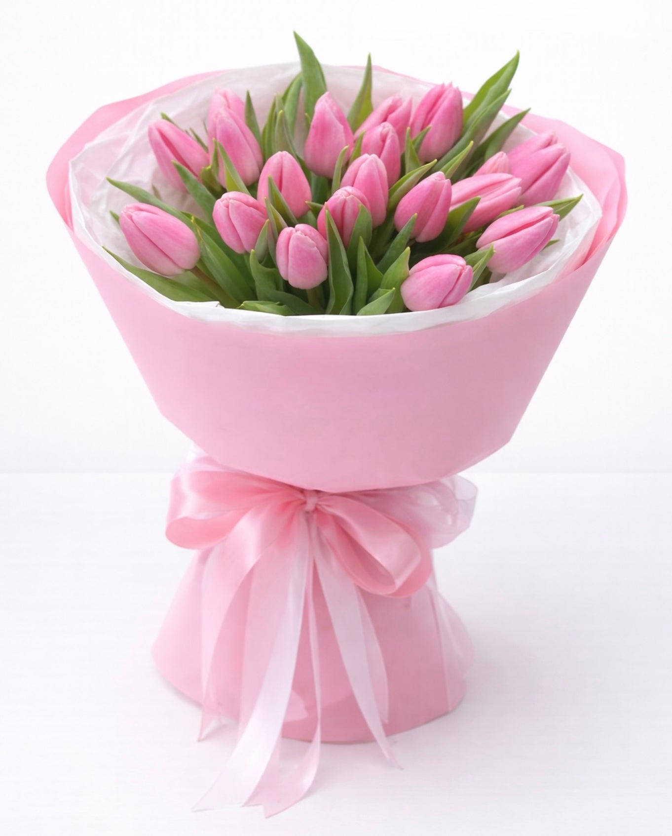 Classic Pink Tulip Bouquet