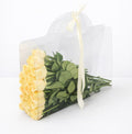 Golden Elegance Roses in Signature Clear Bag